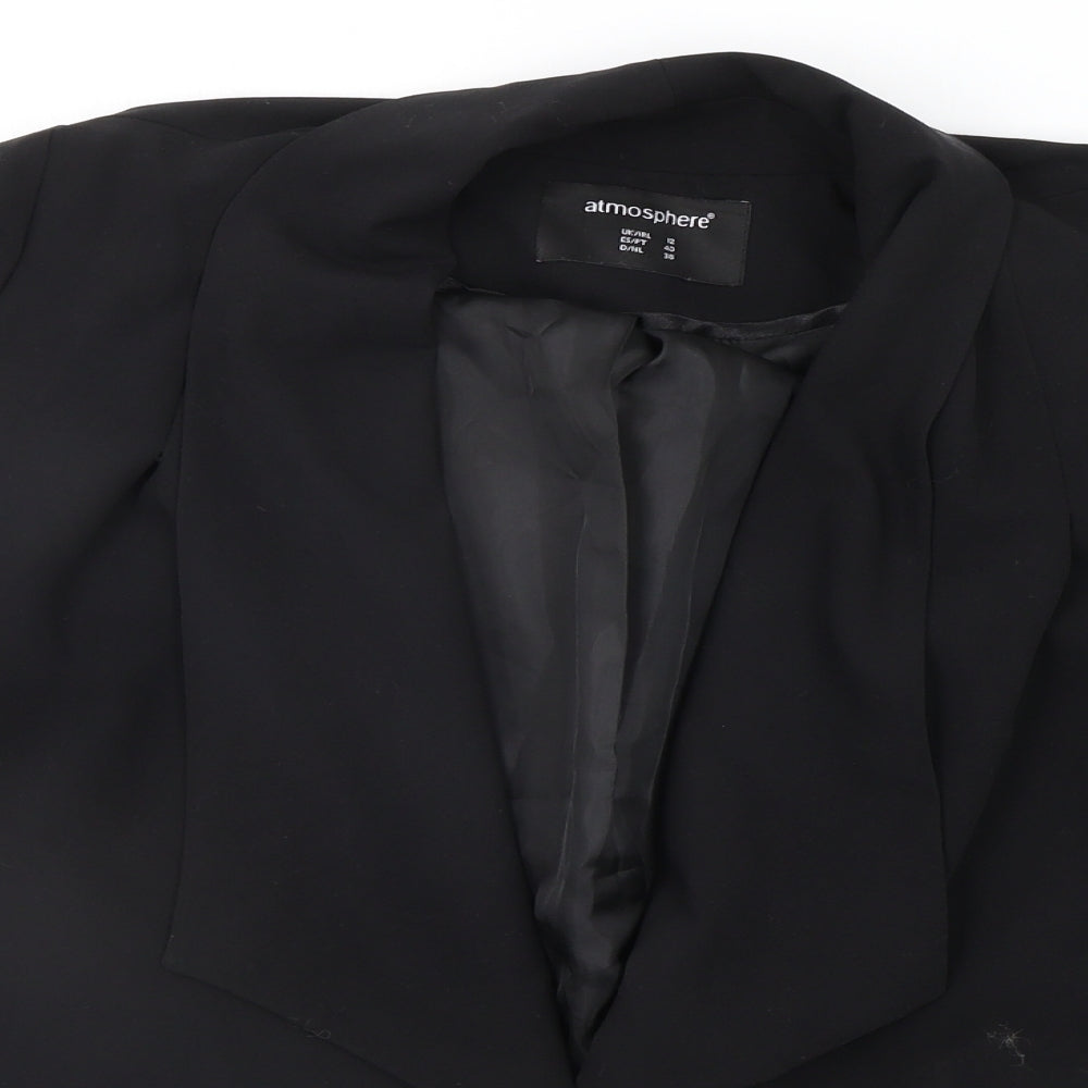 Atmosphere Womens Black   Jacket Suit Jacket Size 12