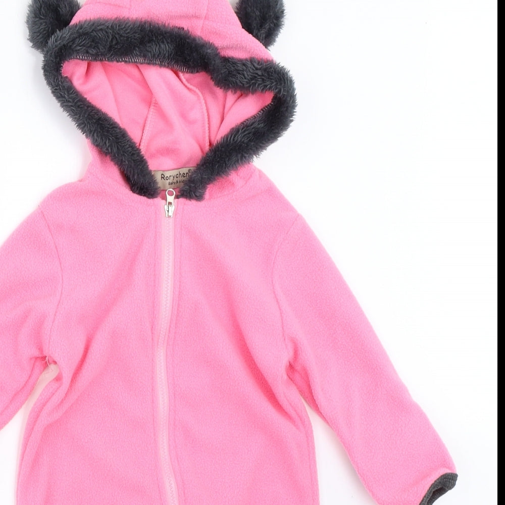 Rorychen Girls Pink   Romper One-Piece Size 6-9 Months
