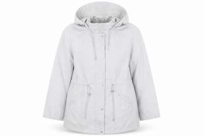 Womens UK Size L BM Grey Overcoat