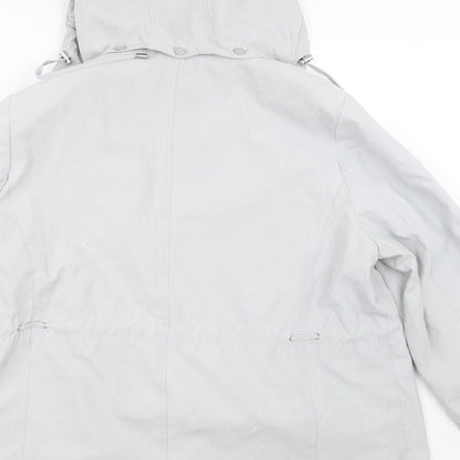 Womens UK Size L BM Grey Overcoat