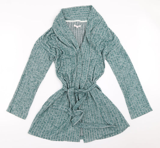 TU Womens Blue Solid  Top Robe Size S