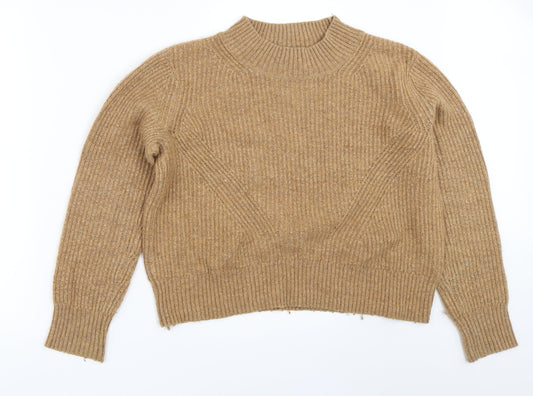 Womens UK Size M H&M Beige Pullover Jumper