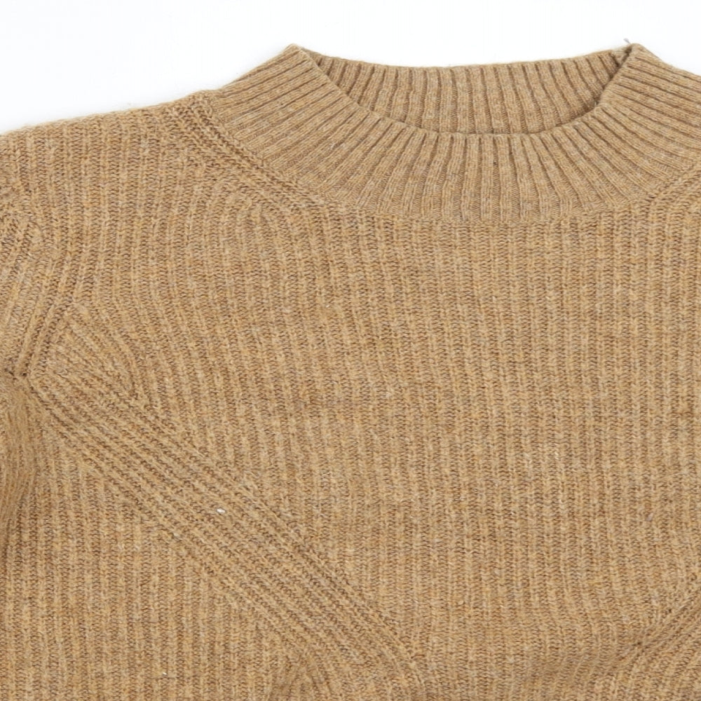 Womens UK Size M H&M Beige Pullover Jumper