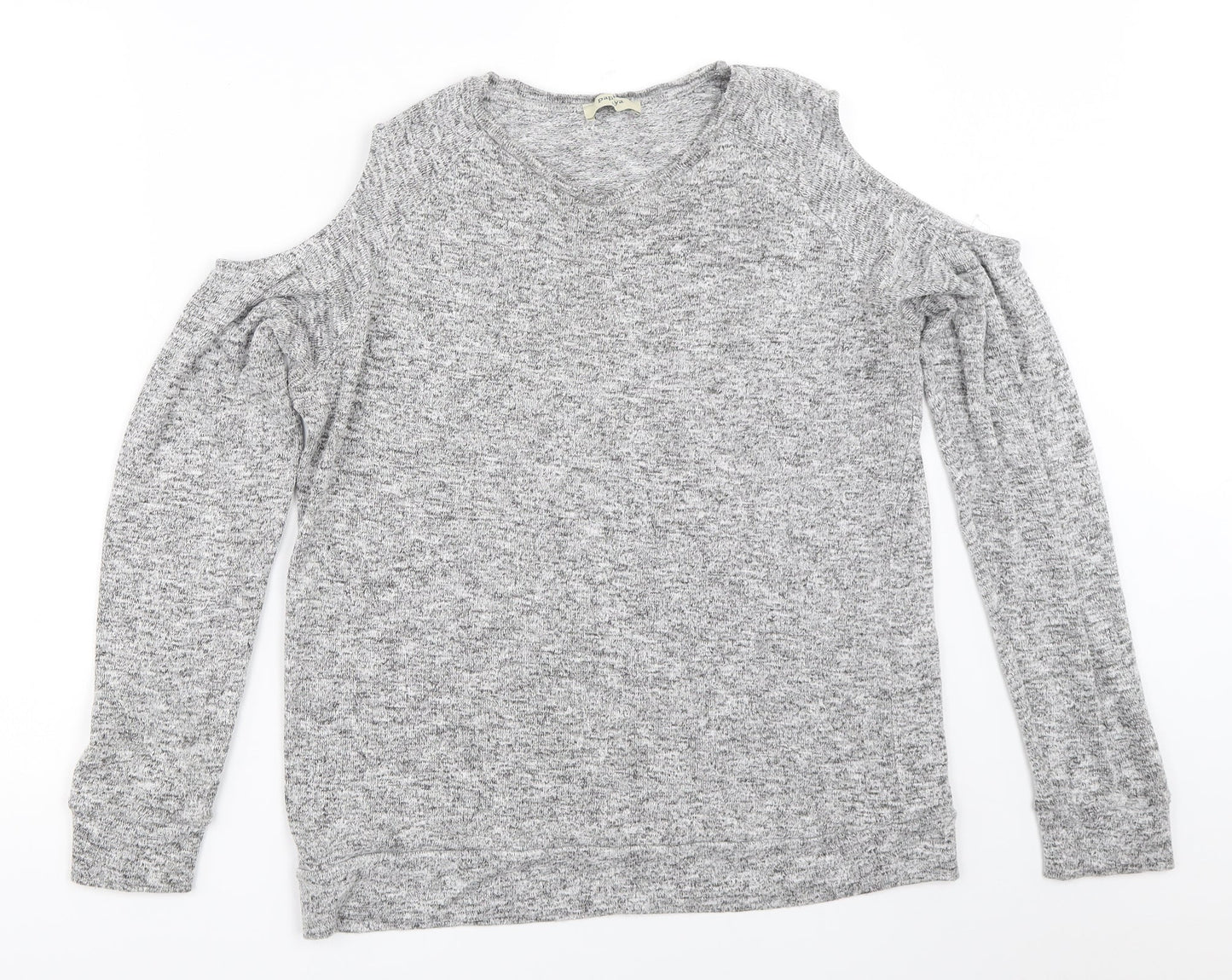 Womens UK Size 12 Papaya Grey Pullover Jumper