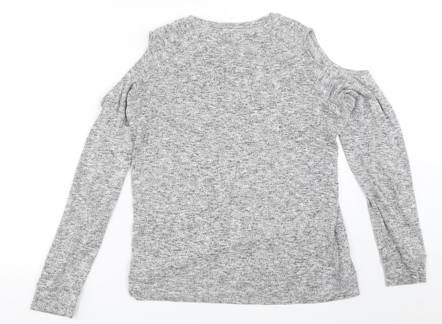 Womens UK Size 12 Papaya Grey Pullover Jumper