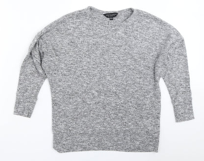 Womens UK Size 8 Dorothy Perkins Grey Pullover Jumper