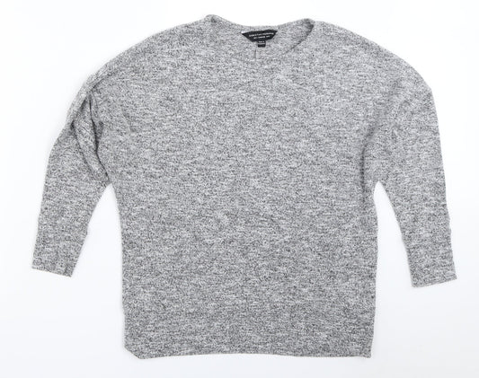 Womens UK Size 8 Dorothy Perkins Grey Pullover Jumper