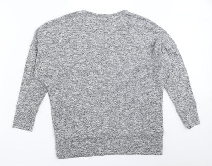 Womens UK Size 8 Dorothy Perkins Grey Pullover Jumper