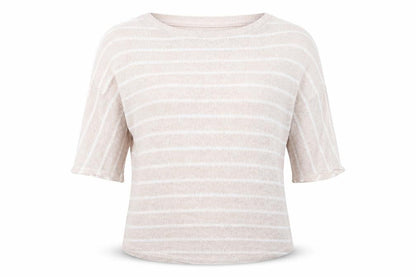 XXI Womens Beige Striped  Pullover Jumper Size S