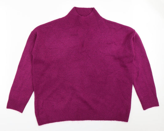 Womens UK Size 12 Red Herring Purple Pullover Jumper