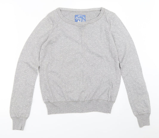 Womens UK Size 2XS Marks and Spencer Grey Pullover Jumper