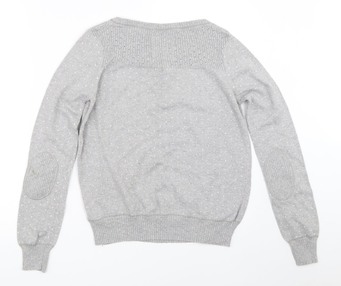 Womens UK Size 2XS Marks and Spencer Grey Pullover Jumper