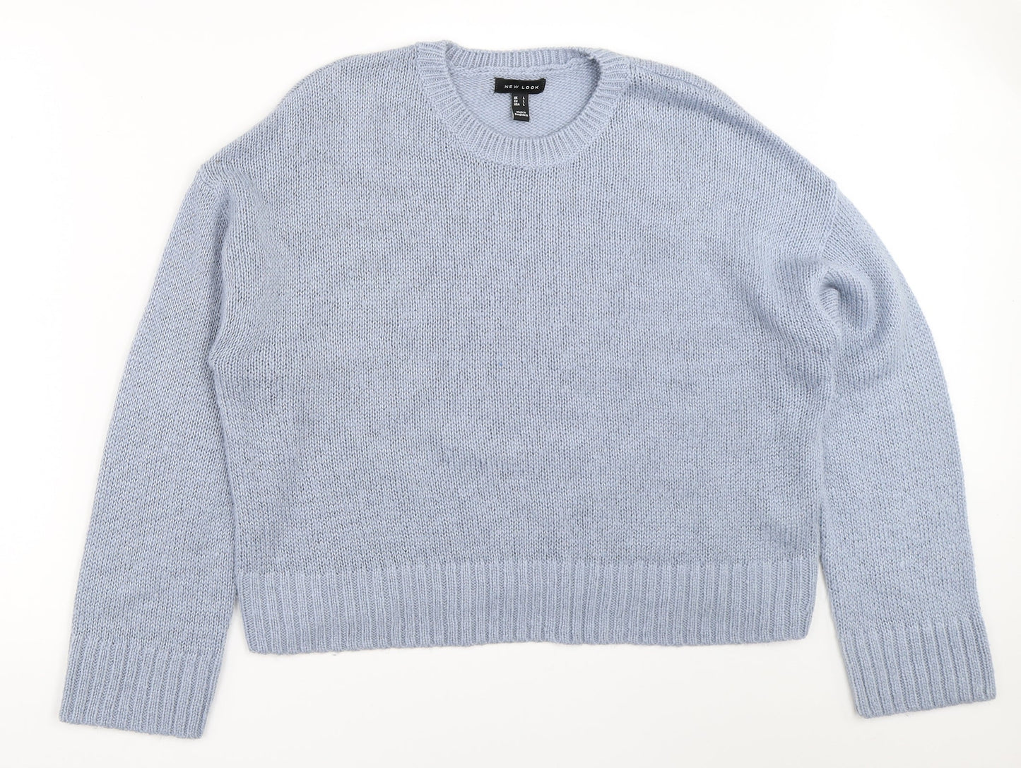 Womens UK Size L New Look Blue Pullover Jumper