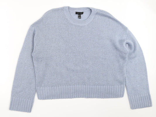 Womens UK Size L New Look Blue Pullover Jumper