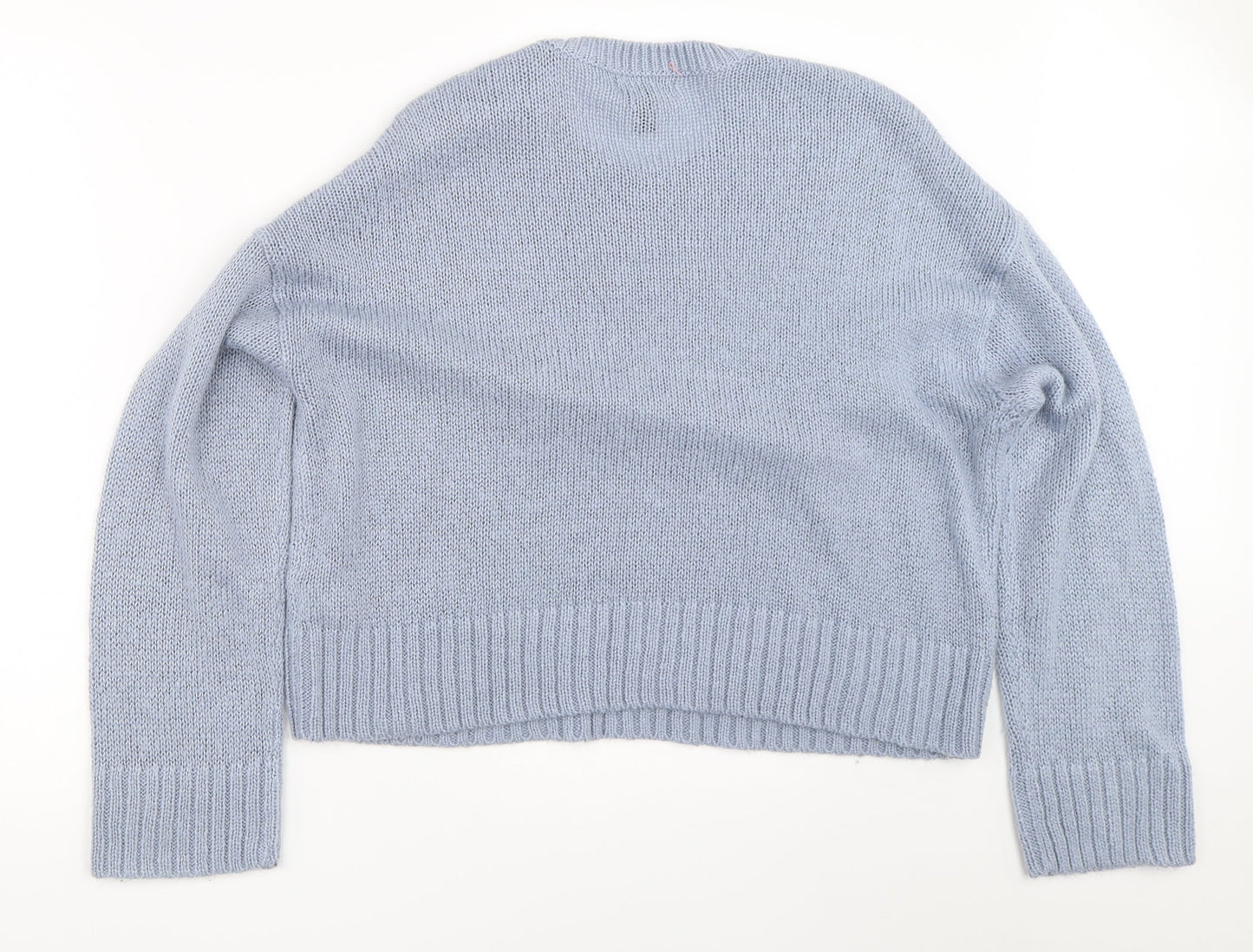Womens UK Size L New Look Blue Pullover Jumper