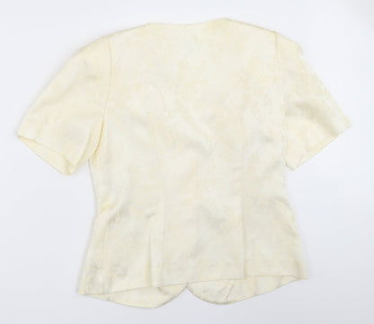 Leslie Fay Womens Ivory   Jacket Blazer Size 10