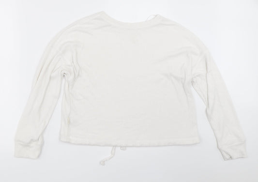 Primark Womens White   Pullover Jumper Size M