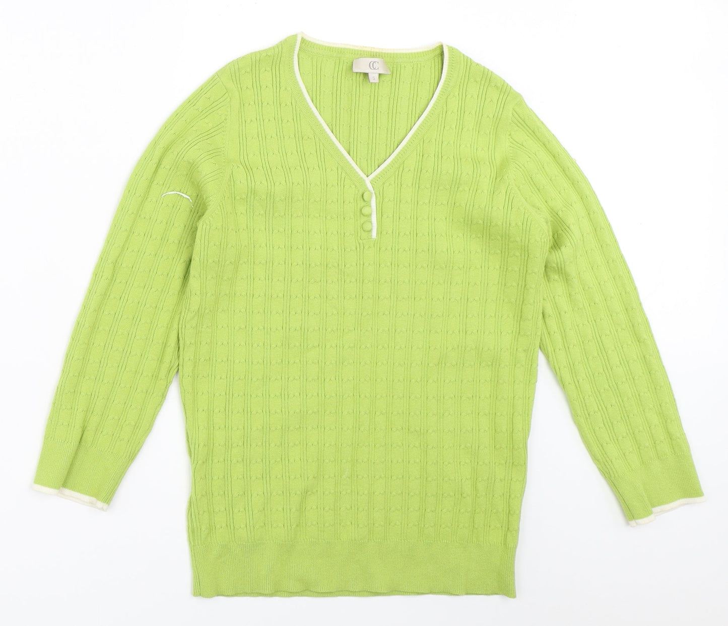 Country Casuals Womens Green   Pullover Jumper Size S