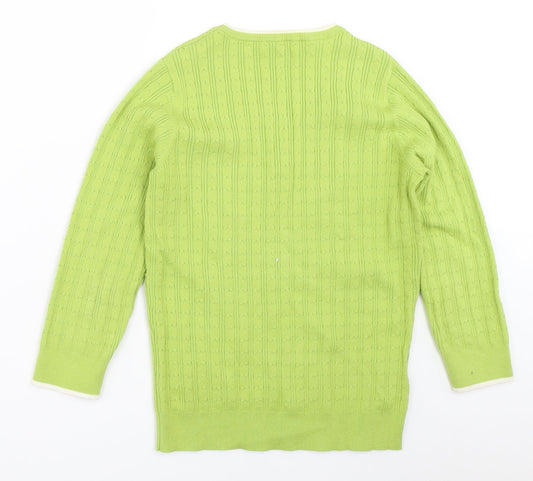 Country Casuals Womens Green   Pullover Jumper Size S