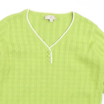 Country Casuals Womens Green   Pullover Jumper Size S
