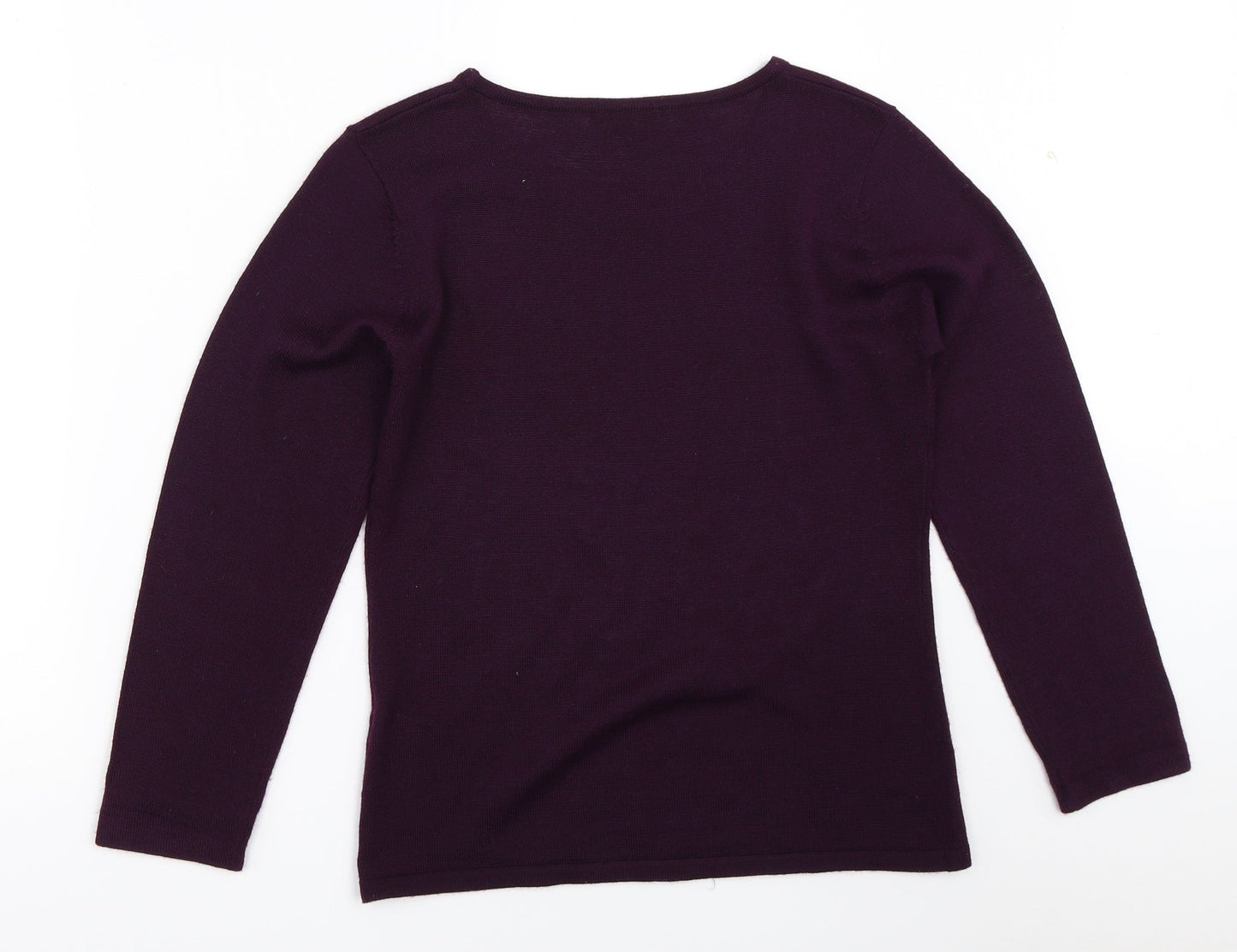 Womens UK Size S Sky Designs Purple Pullover Jumper
