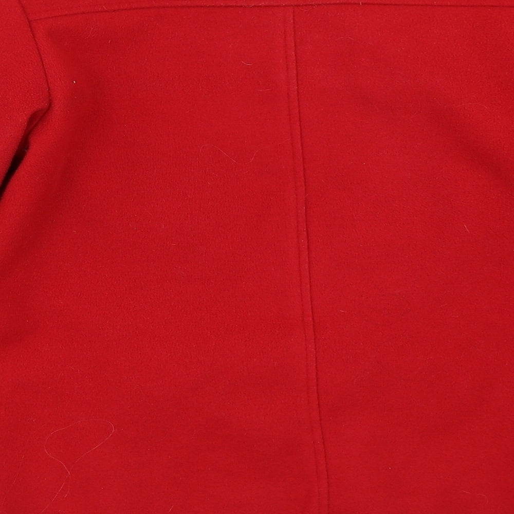 Womens UK Size 12 Katherine Hammond Red Overcoat