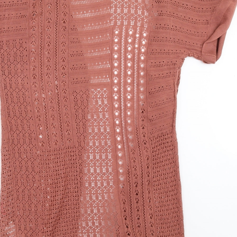 Womens UK Size 8 Evie Pink Cardigan Jumper