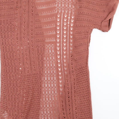 Womens UK Size 8 Evie Pink Cardigan Jumper