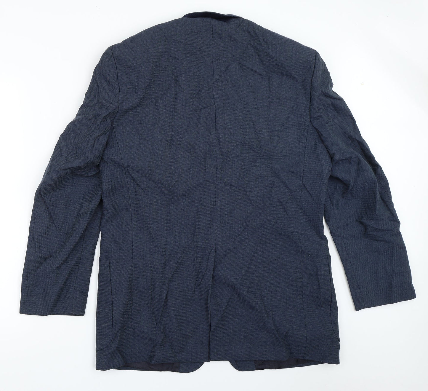 Mens UK Size 40 Marks and Spencer Regular Blue Suit Jacket