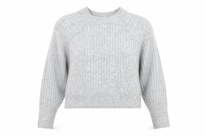 Womens UK Size 4 Topshop Grey Pullover Jumper