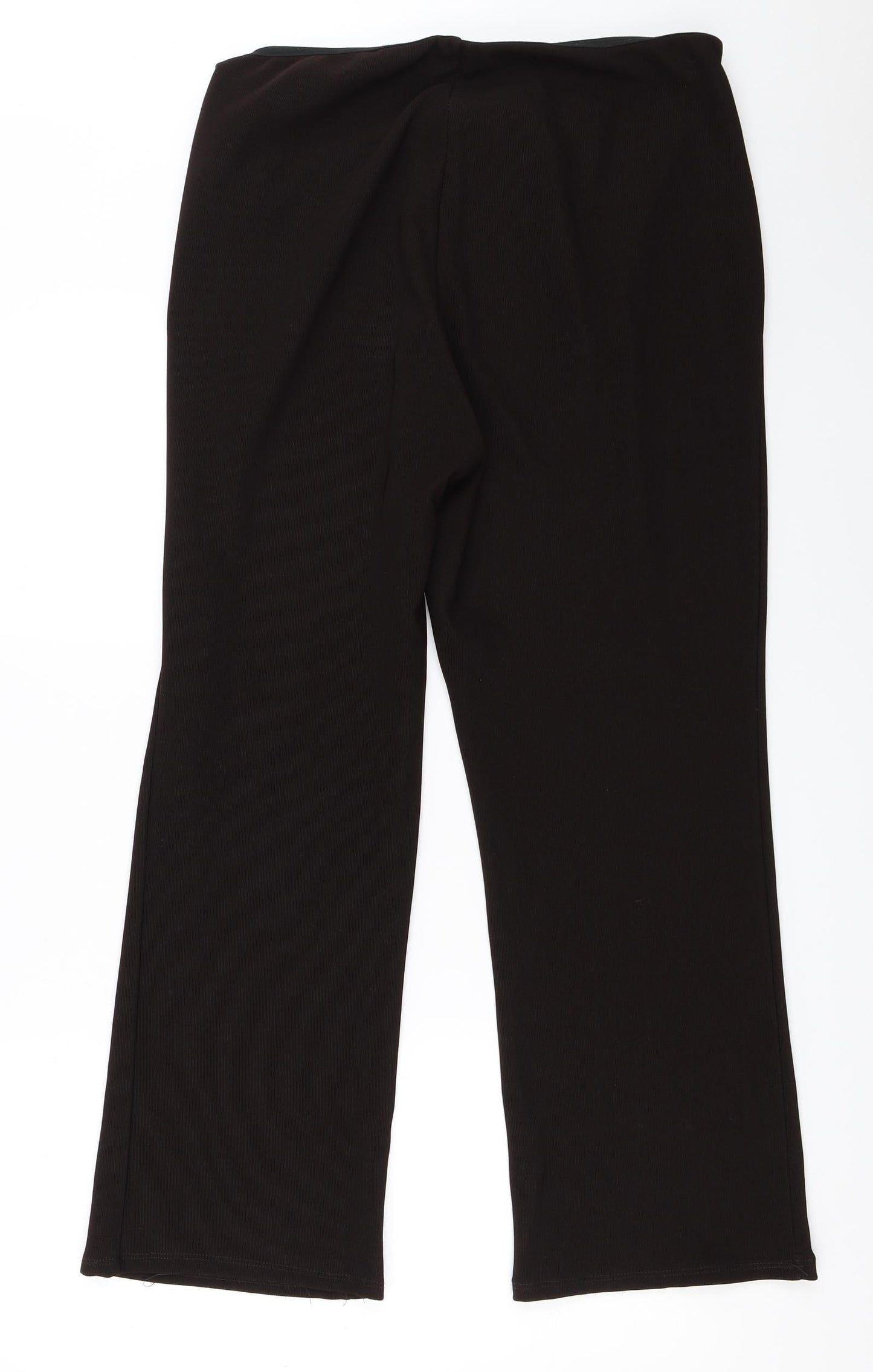 Womens UK Size 20 Preworn Regular Fit  Brown Trousers