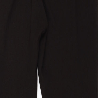 Womens UK Size 20 Preworn Regular Fit  Brown Trousers