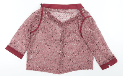 Womens UK Size S Casamia Pink Cardigan Jumper