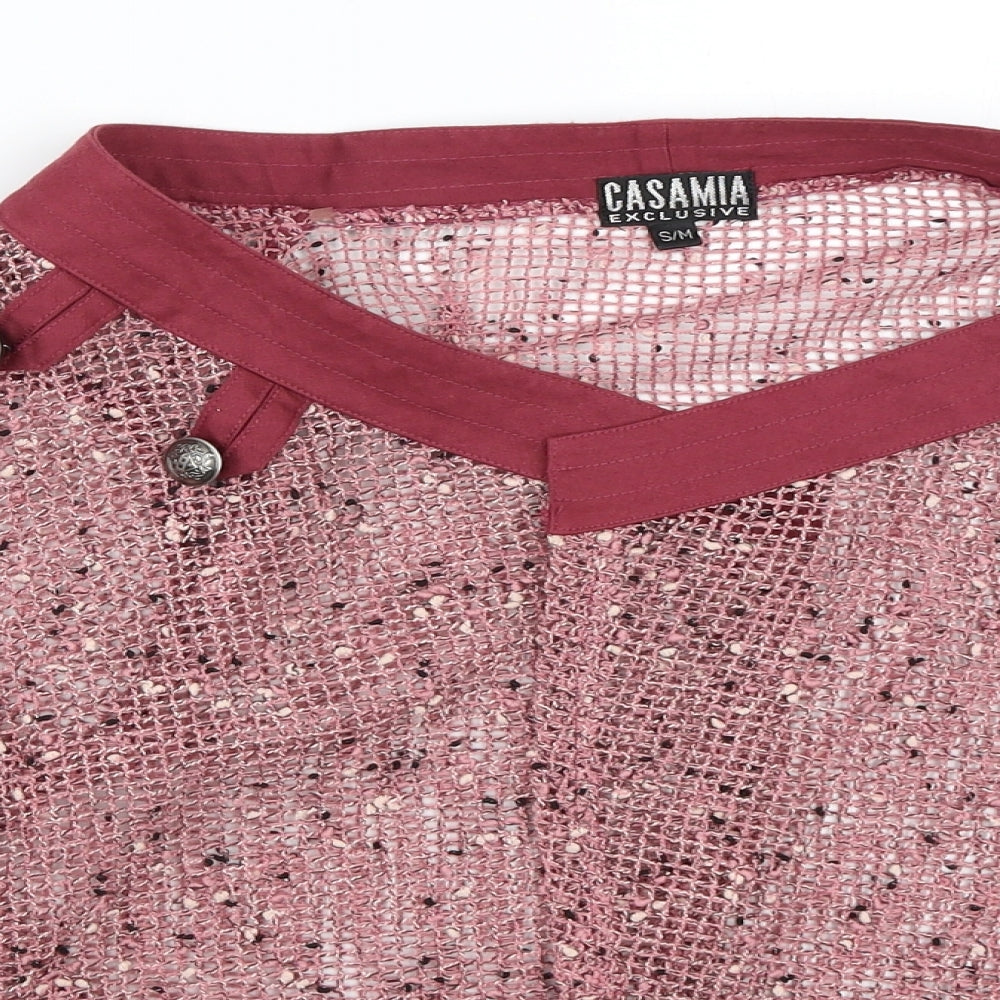Womens UK Size S Casamia Pink Cardigan Jumper