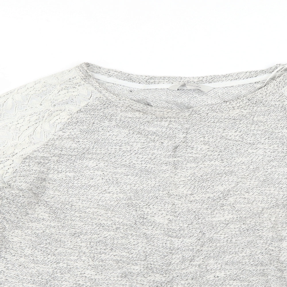 Womens UK Size 14 Peacocks Grey Pullover Jumper