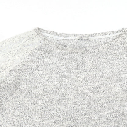 Womens UK Size 14 Peacocks Grey Pullover Jumper