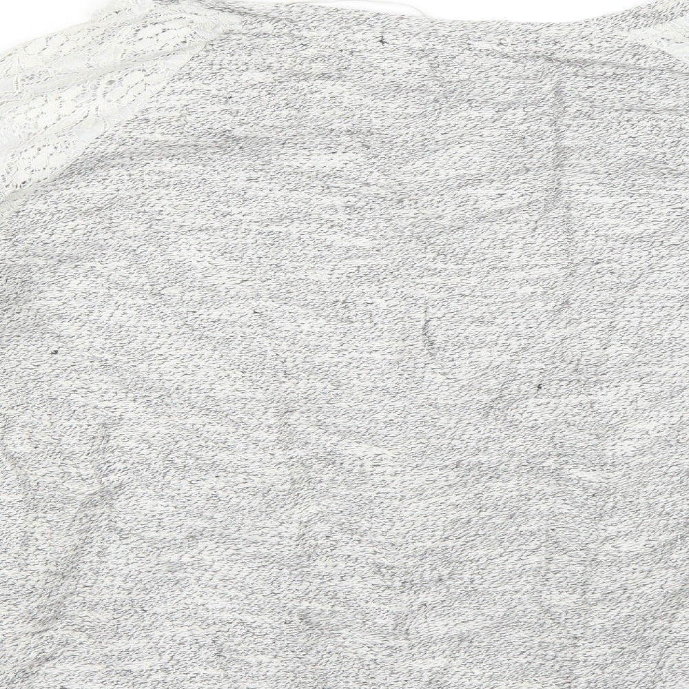 Womens UK Size 14 Peacocks Grey Pullover Jumper
