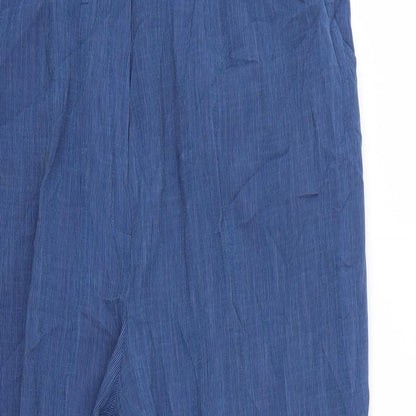 sommermann Womens Blue   Trousers  Size 14 L25 in