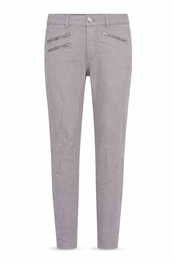 Front view of fc jeans women’s grey skinny jeans, size UK 6, 26-inch leg
