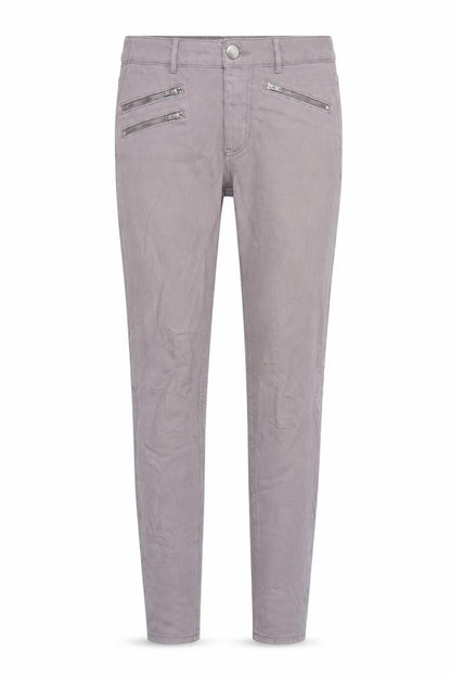 Front view of fc jeans women’s grey skinny jeans, size UK 6, 26-inch leg