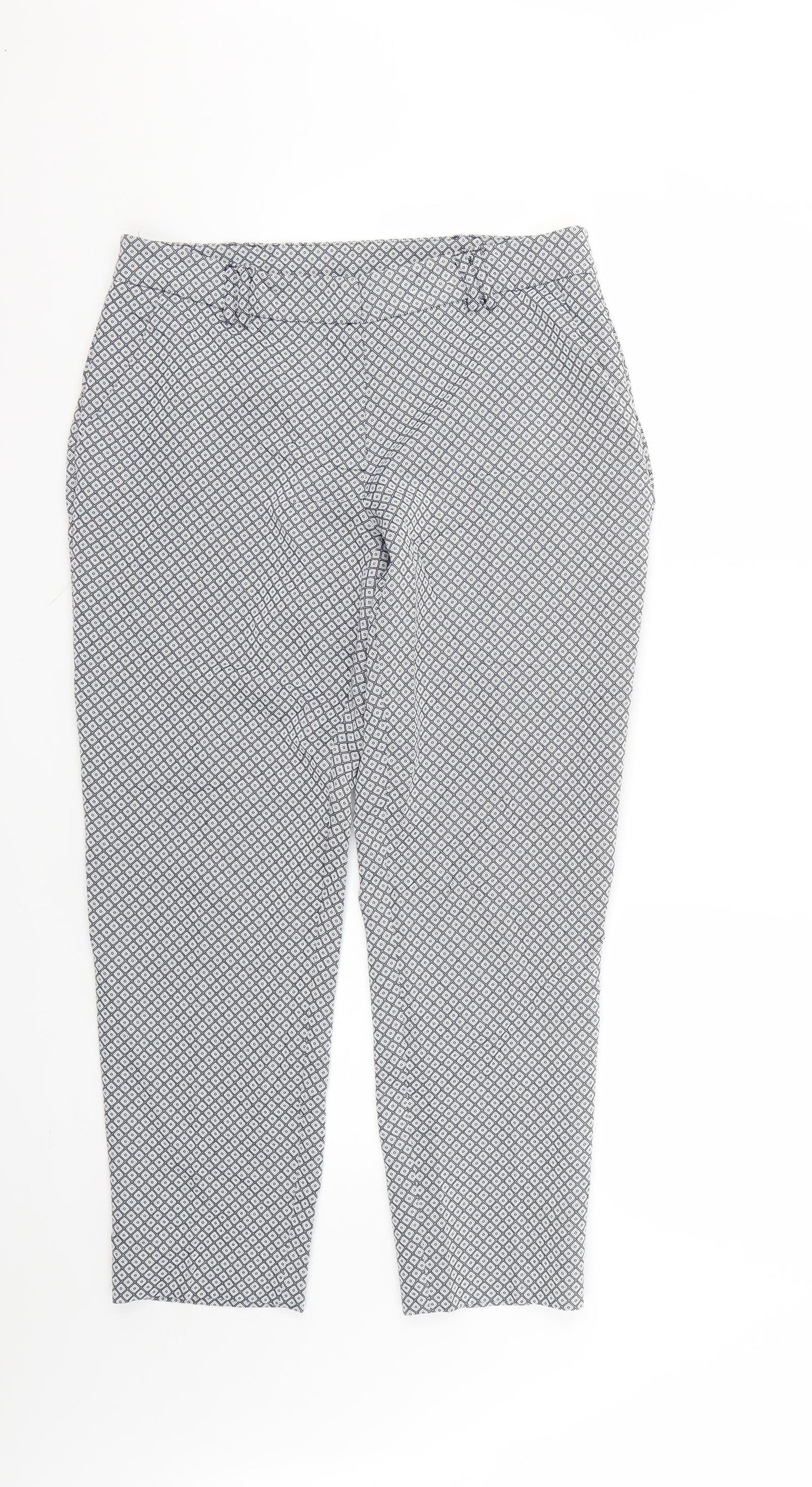 Womens UK Size 10 Dorothy Perkins Regular Fit  Multicoloured Trousers