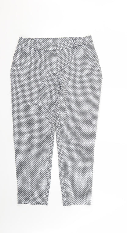 Womens UK Size 10 Dorothy Perkins Regular Fit  Multicoloured Trousers