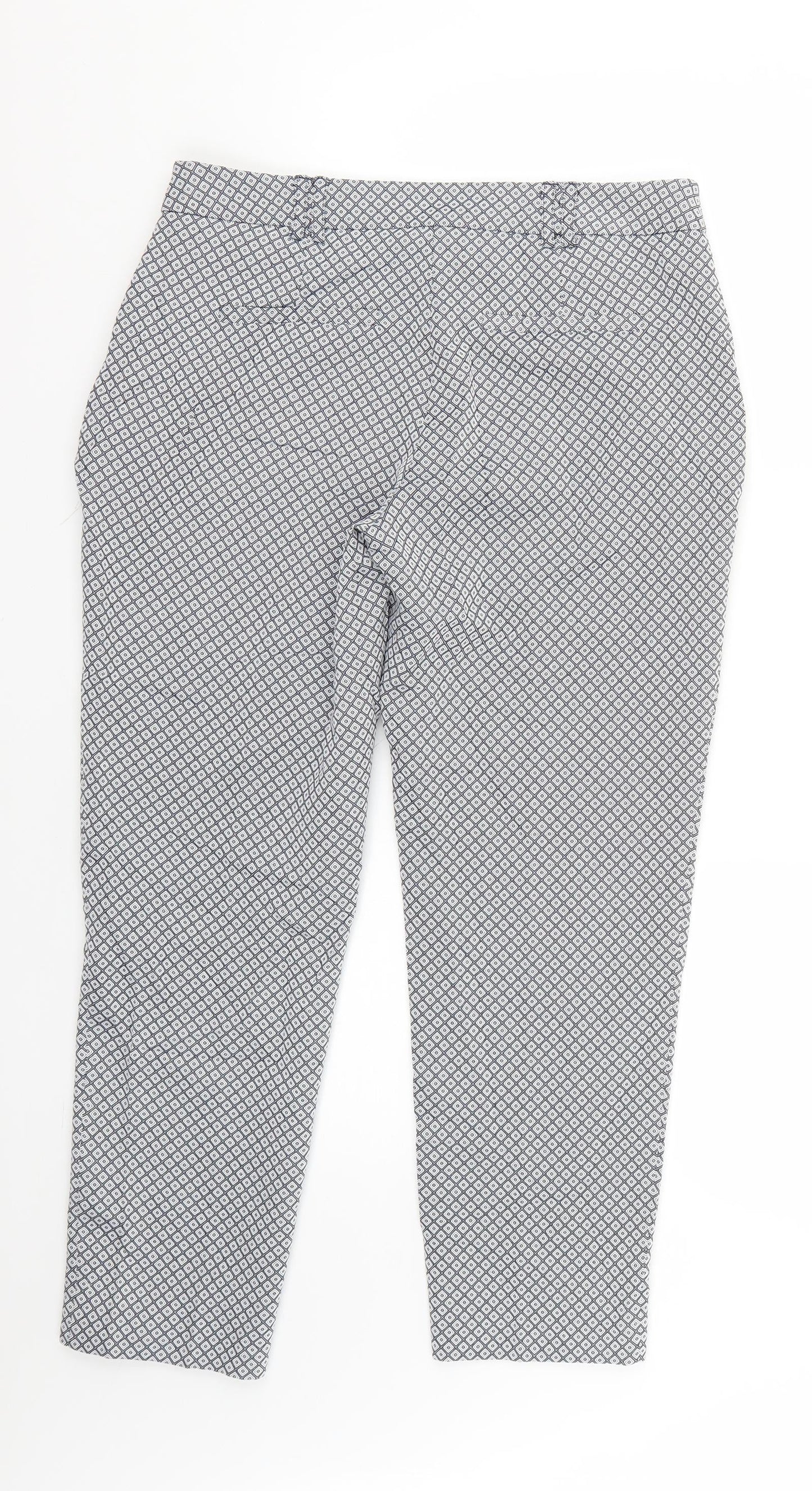 Womens UK Size 10 Dorothy Perkins Regular Fit  Multicoloured Trousers
