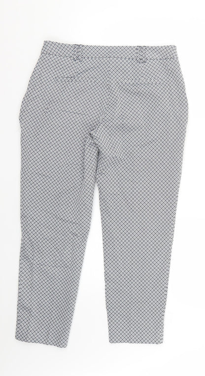 Womens UK Size 10 Dorothy Perkins Regular Fit  Multicoloured Trousers
