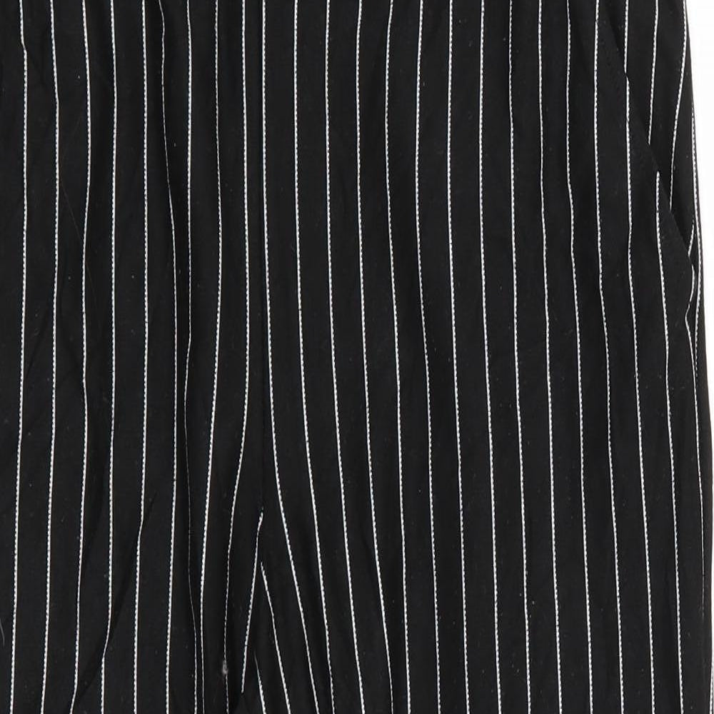 Womens UK Size M H&M Regular Fit  Black Trousers