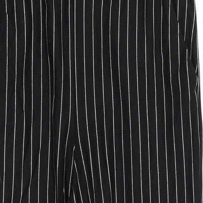 Womens UK Size M H&M Regular Fit  Black Trousers