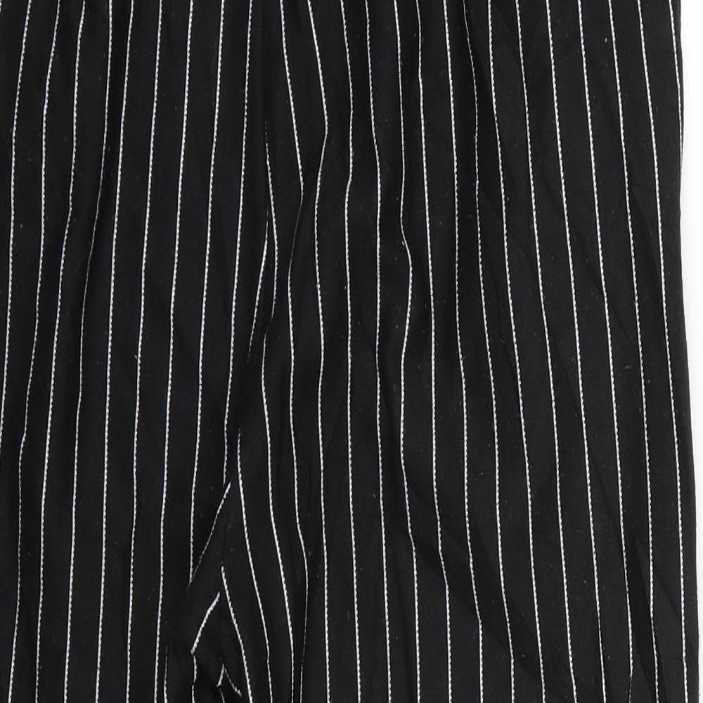 Womens UK Size M H&M Regular Fit  Black Trousers