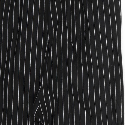 Womens UK Size M H&M Regular Fit  Black Trousers