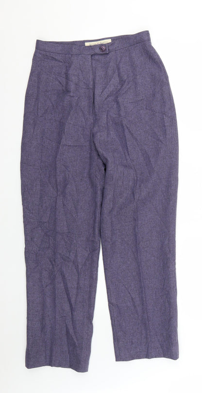 scott & taylor Womens Purple   Trousers  Size 10 L26 in
