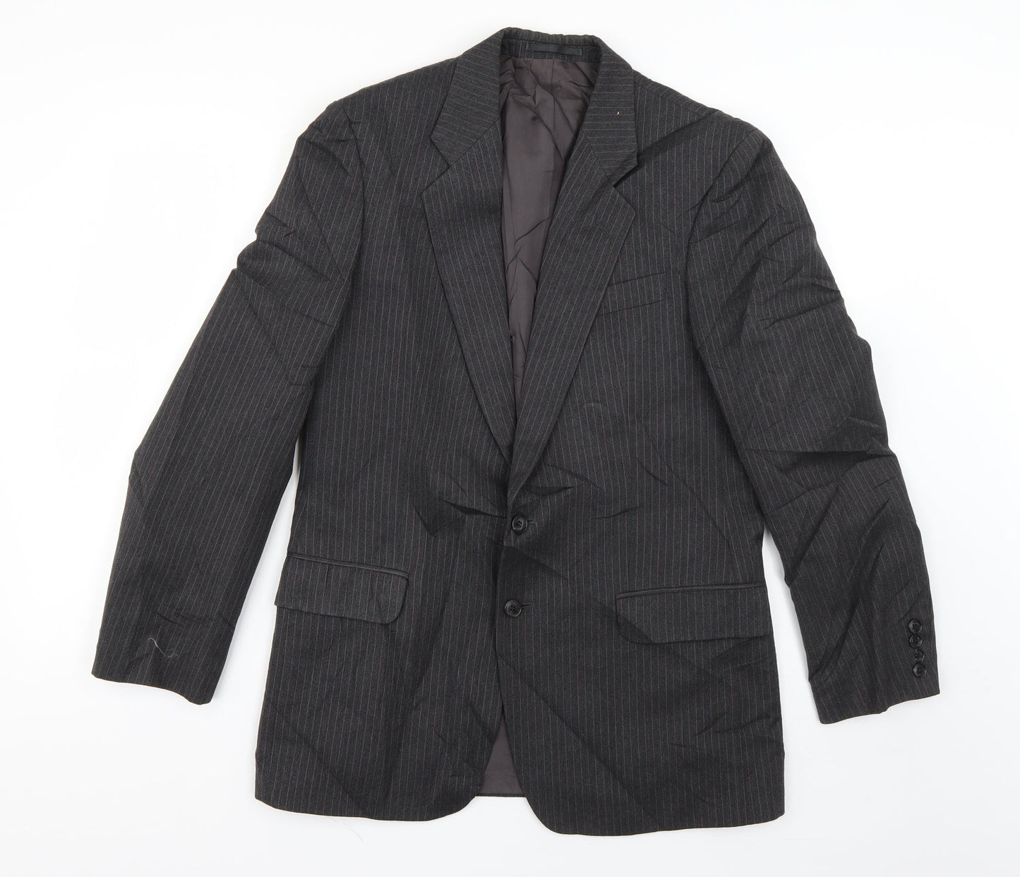 Mens UK Size M St Michael Regular Grey Suit Jacket